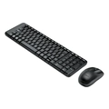 Kit Teclado e Mouse Logitech Mk220 Preto Sem Fio 920-004431-c
