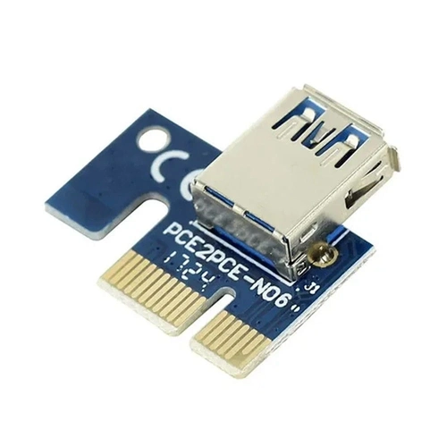Adaptador x1 Pci-e para Cabo USB 3.0 Riser