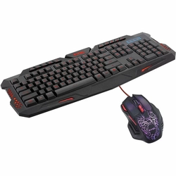 Kit Teclado e Mouse Gamer Bright Com Fio Usb - 0594