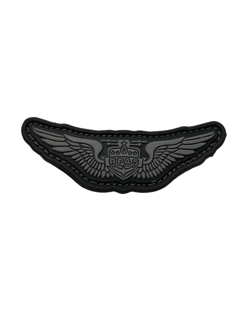 Breve Rpas emborrachado - preto
