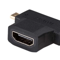 Adaptador Conversor Preto Hdmi para Mini e Micro Hdmi Letron