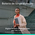 Teclado Bluetooth Logitech Keys-To-Go 2, Ultraportátil, Grafite, 920-012867