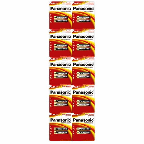 Pilha Alcalina Aaa Cartela Com 20 Lr03-2bt480