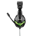 Headset Fone De Ouvido Gamer Warrior Harve P2 Stereo PretoVerde - PH298