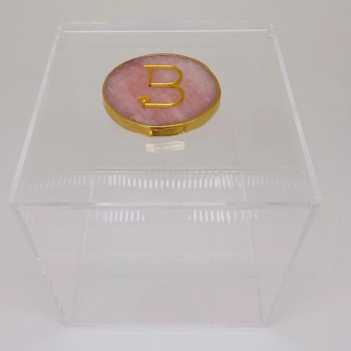 Caixa Seringas da semana Quartzo  - Logo alto relevo inicial ou desenho