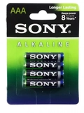 PILHA AAA ALCALINA CARTELA C/4 - SONY