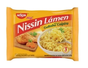 Nissin Lámen Sabor Galinha Caipira 80g