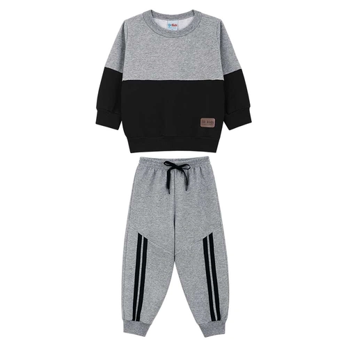Conjunto Blusão e Calça Moletom Lik Kids - Masculino