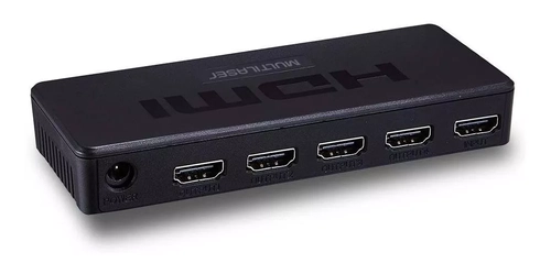 Splitter Hdmi, 1x4, 1 Entrada e 4 Saidas Multilaser Wi329