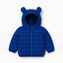 Jaqueta Puffer Peluciada Infantil com Orelhinhas Grand Bazar - Masculina