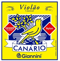 Encordoamento Violão Canário GENWB Nylon com bolinha - GIANNINI