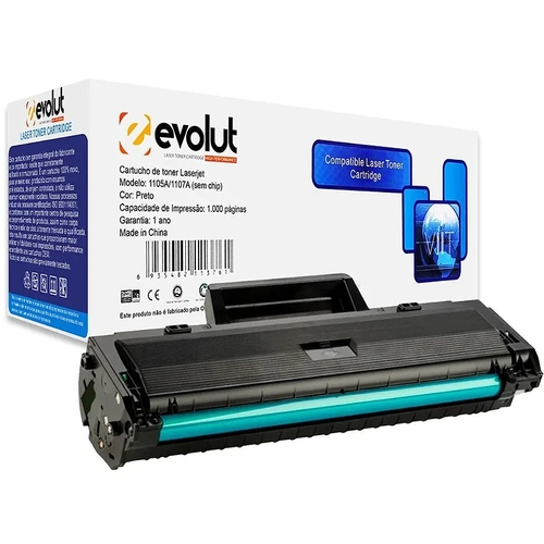 TONER COMP. 1105A/1107A C/CHIP - EVOLUT