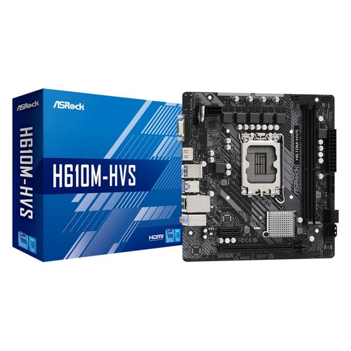 Placa Mãe LGA 1700 Asrock H610M-HVS DDR4