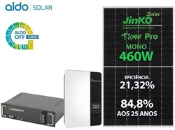 Gerador De Energia Solar Growatt Off Grid Laje Solar Group Growatt Gf 2,76kwp Spf Es 3kva Mppt Mono 120v Growatt Litio 4,5kwh