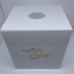 Caixa para descarpack 7 litros - Logo alto relevo inicial ou desenho