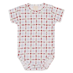 Body Manga Curta Avulso Suedine Feminino – Rose Garden