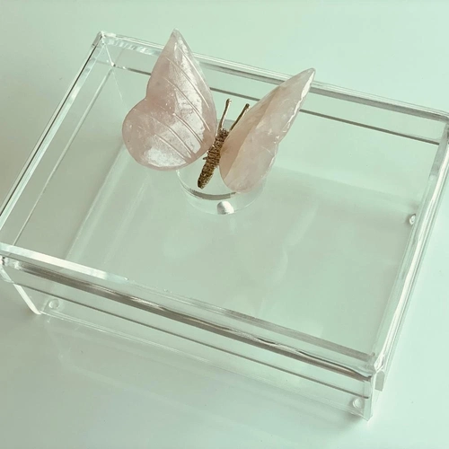 Caixa P tampa removível Borboleta Quartzo