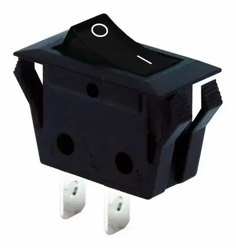 Chave Gangorra Kcd6-101 C/ Marcação (preta)