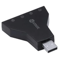 Adaptador Placa de Som Usb 4 Portas P2 - Compativel Com Ps3 - A4pusbm