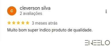 Veja a Avaliação do Cleverson Silva. Deixei a sua Também