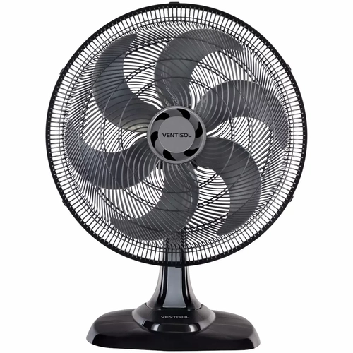 Ventilador Osc Mesa Turbo 6 50cm 6 Pás - 220v -  Preto/prata