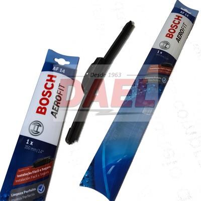 Palheta limpador para brisas vidro diant Bosch Aerofit 14 pol AF14 - Unidade