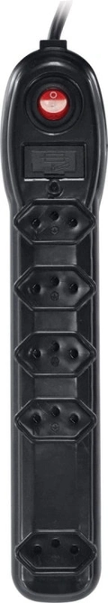 Filtro de Linha 5 Tomadas Pp 0,75mm Comprimento 1mt