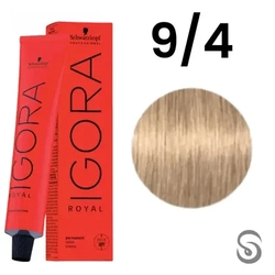 Schwarzkopf Igora Royal Coloração 9/4 Louro Extra Claro Beige 60ml