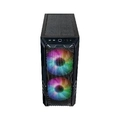 Gabinete Cooler Master Haf 500 Lateral Vidro Temperado - 2 Fans Argb 200mm Led Argb - Preto - H500-kgnn-s00