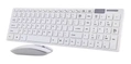 TECLADO E MOUSE SEM FIO K--06 KEYBOARD DOCK  BRANCO