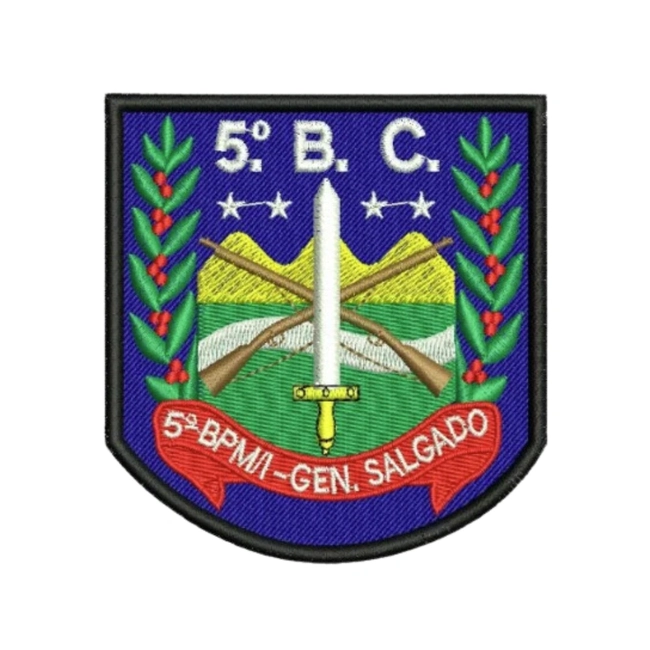 Brasão 5º BPM/I Gen. Salgado (Bordado)
