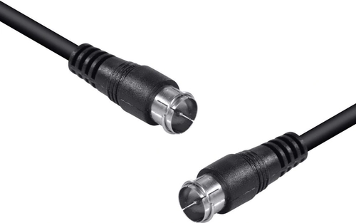 Cabo Coaxial f Macho x f Macho 2 Metros para Antena Cf+f-2
