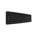 Teclado Com Fio Tf300 Design Slim Conexao Usb Cabo de 150cm Resistente Agua Preto Tc065