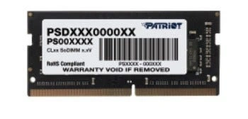 Memória Patriot 8gb Ddr4 3200mhz Sodimm 1.2v Psd48g320081s