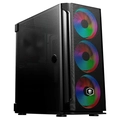 Gabinete Gamer Evolut Mesh Pro Mid Tower RGB com FAN Lateral em Vidro - EG812