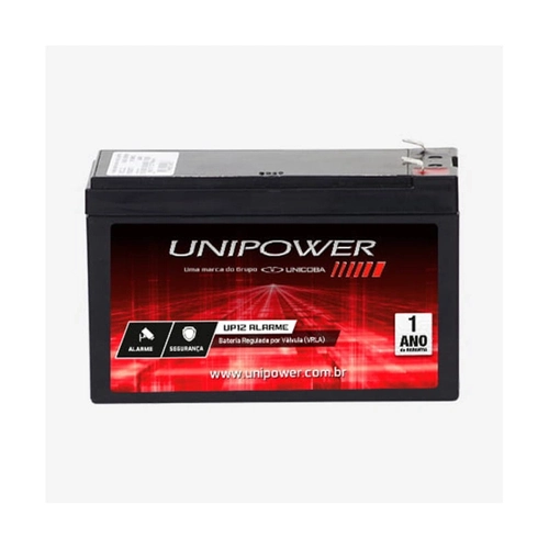 Bateria 12v Unipower Up12 Alarme 4a