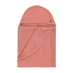 Maxi Toalha de Banho com Capuz Rosa