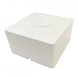 Caixa Sobrepor Multitoc Cftv Quadrada Branca 3x3