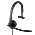 Headset Logitech H570e Mono Usb Para Videoconferência Preto - 981-000570