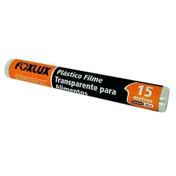 FILME DE PVC TRANSPARENTE 28CMX15M FOXLUX