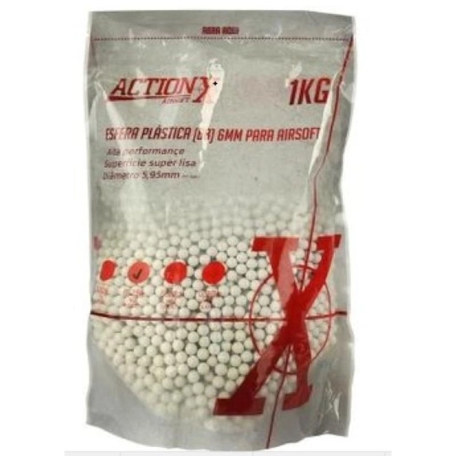 Esfera Plástica BB’S ACTIONX 0,25G