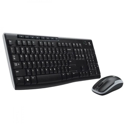 Kit Teclado e Mouse Sem Fio Wireless Logitech Mk270