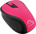 Mouse Sem Fio 2.4ghz Preto e Rosa - Mo214