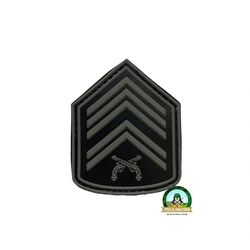 Divisa 1º Sargento para Colete PM (Emborrachado)