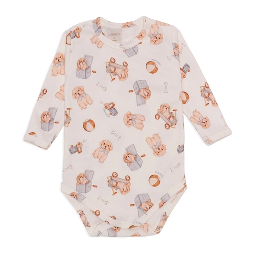 Body Manga Longa Avulso Suedine Masculino – Cachorrinhos