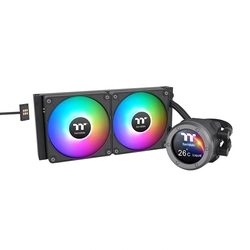 Water cooler Thermaltake TH240 ULTRA V2 EX, All-In-One, ARGB, 240mm, 2x120mm, Black - CL-W414-PL12SW-A