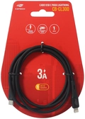 Cabo Usb-c Tipo-c Lightning C3tech 1M Preto - Cb-cl300bk