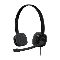 Headset Logitech H151 Preto Estéreo Analógico - 981-000587