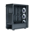 Gabinete Cooler Master Cmp 520 Atx Lateral Em Vidro Temperado 3 Fans Argb Preto    Cp520-kgnn-s00