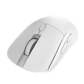 Mouse Gamer Sem Fio Pcyes Basaran Stealth White Ghost 10000 DPI RGB 6 Botões - PMGBRSTWG